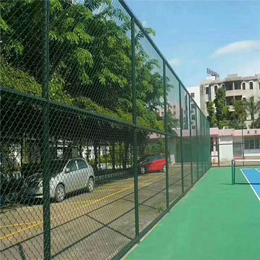 惠州乡村公园球场围栏图片 学校足球场围网 勾花网隔离栅价格