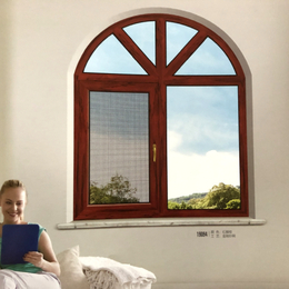 铝合金门窗三层  PVB夹胶玻璃  隔音平开窗