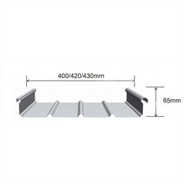 多亚0.9mm金属板     65-430氟碳铝美锰屋面板