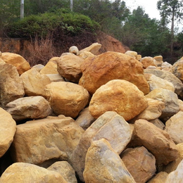 吨位黄蜡石多少钱一吨 平面石价格 大型园林假山石景观