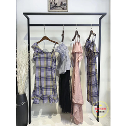 广州熠净品牌夏季女装折扣石井服装市场