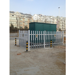 电力箱变护栏配电室围栏PVC塑钢变压器围栏厂家