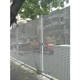 多孔板隔离栏网 清远施工防撞栏杆厂家 冲孔隔离板
