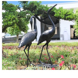 汕头铜鹤- 终身保质 -现代售楼处铜鹤雕塑