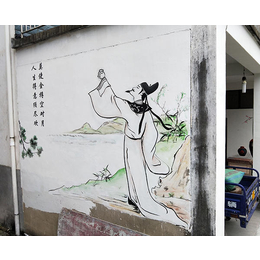 温州墙绘-杭州美馨文化墙-新农村墙绘