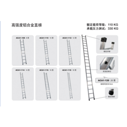 金锚梯具高强度铝合金直梯 ACA1-112