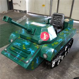 山东金耀生产电动坦克车 油电混合游乐坦克车 设计新颖