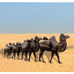 铜骆驼雕塑订做-山东铜骆驼雕塑-兴悦铜雕
