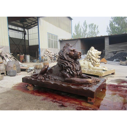 哈尔滨汇丰铜狮子-兴悦铜雕-汇丰铜狮子厂家