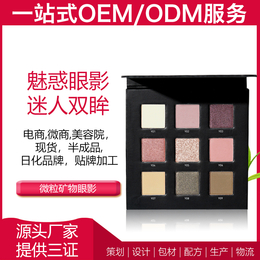 OEM眼影广州雅清化妆品有限公司工厂贴牌定制ODM半成品加工