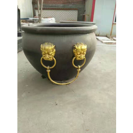 铜缸供应-鑫鹏铜雕-茂名铜缸