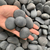 黑色鹅卵石价格   3-5公分黑色鹅卵石多少钱一吨缩略图4