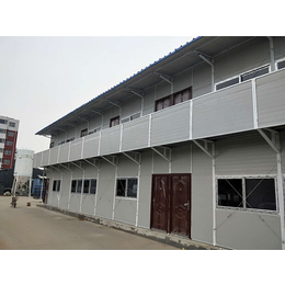天津北京工地彩钢活动房面岩棉板雨棚搭建