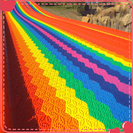 景区彩虹滑道规划设计 网红彩虹滑梯堆土方案