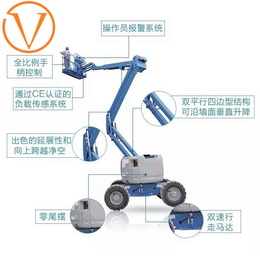 14米曲臂式升降机 14米曲臂式升降平台 河北液压高空车报价