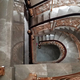 天水市镶花铜楼梯中式设计风格新颖