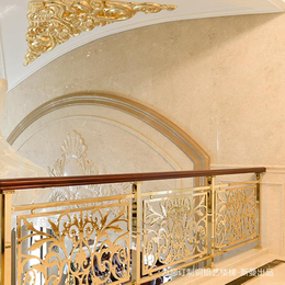 张家界楼梯铜防护护栏设计 中国古韵全在这了