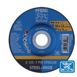 PFERD马圈研磨砂轮E 115-7 PSF STEELOX