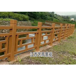 河源仿木护栏施工 防腐木护栏价格 护栏生产厂家