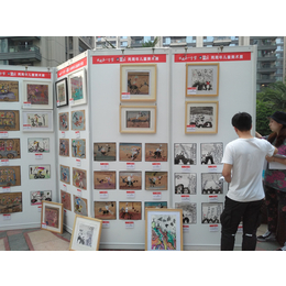 上海儿童画展布置公司 挂画 布画 展示架出租安装缩略图