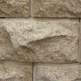 山东锈石厂家黄锈石蘑菇石自然面外墙干挂湿贴缩略图