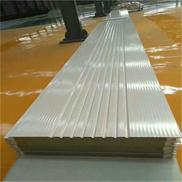 厂家加工生产聚氨酯封边岩棉夹芯板5公分7公分10公分厚复合板