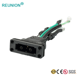 REUNION 扁平系列电源信号混装3+2连接器