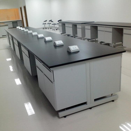 实验室钢木工作台 耐强酸实验台 中央实验台 博泰 实验室家具