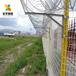 安平坤贤厂家定制双螺旋型刀刺网 机场飞行区域围栏网 