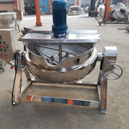 新品商用 厂家供应 电加热可倾斜式夹层锅 可定制