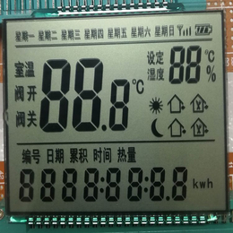 工厂供应温控器LCD断码液晶屏