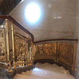 中式雕花铜楼梯扶手图案