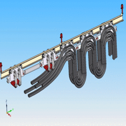 现货加工单轨吊运输系统 上榆泉矿电缆拖运设备单轨吊