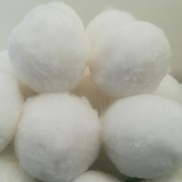 汉川市纤维球滤料价格白色涤纶材质