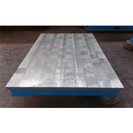 鑄鐵檢驗平臺刮研研磨鉚焊平板鑄鐵平臺供應商質量可靠