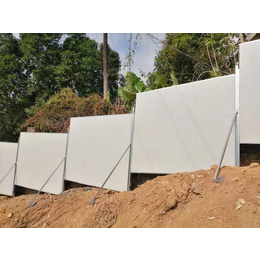 云浮罗定施工安全遮挡设施彩瓦铁皮围栏成本低运输方便