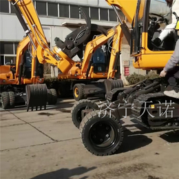 改裝一體挖掘機 輪履一體挖掘機生產廠家 濟寧天諾
