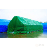 绿色防雨篷布，PVC材质更防水