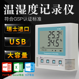COS03-化纤厂车间温湿度记录仪
