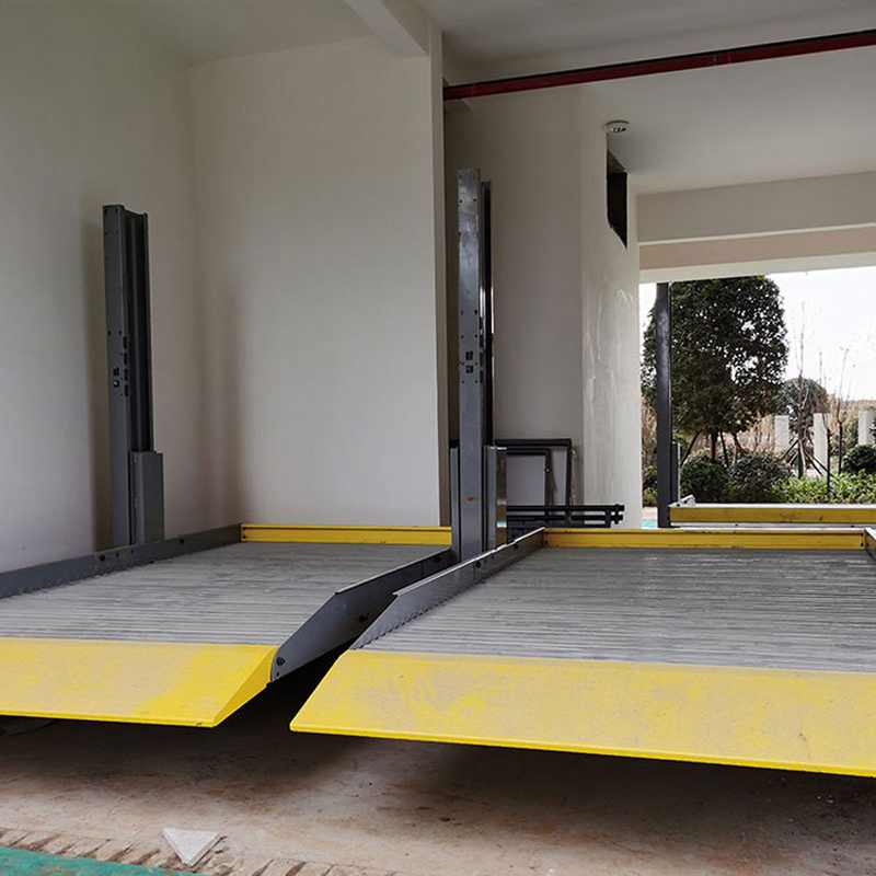 迪庆香格里拉平面移动式机械停车位生产 2柱车库制作 甘肃单列式机械停车设备收购