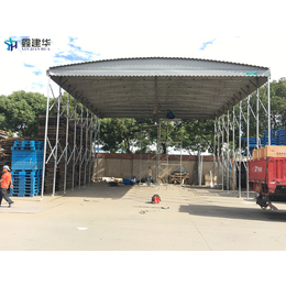 北京大型户外活动雨篷 悬空电动伸缩雨棚定制安装