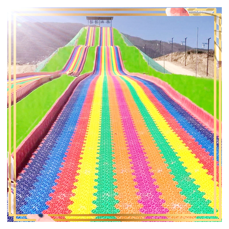 江苏彩虹滑道规模可大可小 网红彩虹滑道价格 彩虹滑梯投资