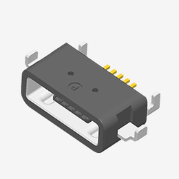 硕方SMT防水卧式A 型USB 连接器沉板式