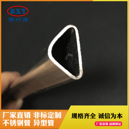  广东佛山拉丝不锈钢异型管304不锈钢拉丝三角管