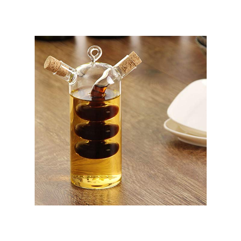 酱醋壶手工吹制油水分离器厨房调味瓶橄榄油玻璃瓶