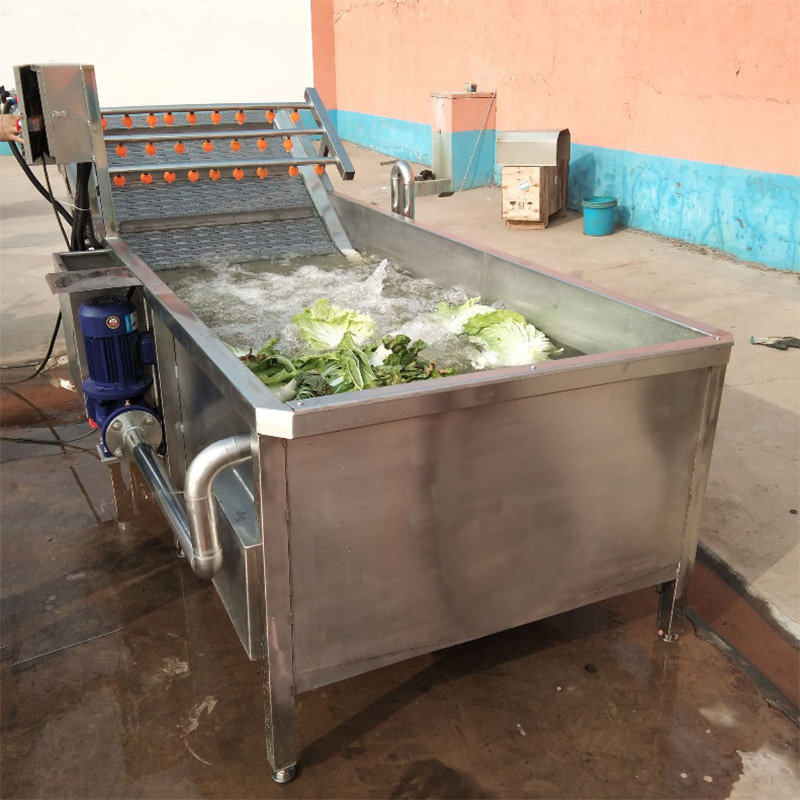 胡萝卜气泡清洗机 600型蔬菜清洗流水线