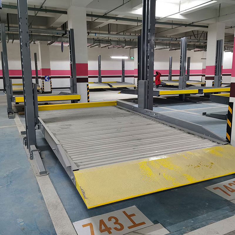 德阳广汉四柱式车库生产 室内机械停车设备制作 四川简易式机械式立体停车设备收购