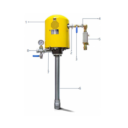 压力10兆帕的ZBQ 矿用气动注浆泵技术参数