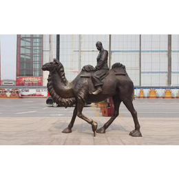 承德骆驼铜雕塑-艾品雕塑-广场骆驼铜雕塑