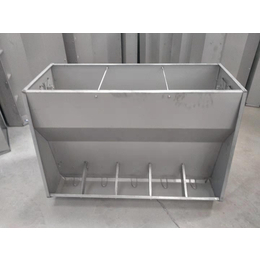 不锈钢双面料槽猪用自动下料槽育肥猪料槽大猪食槽保育猪料槽定制